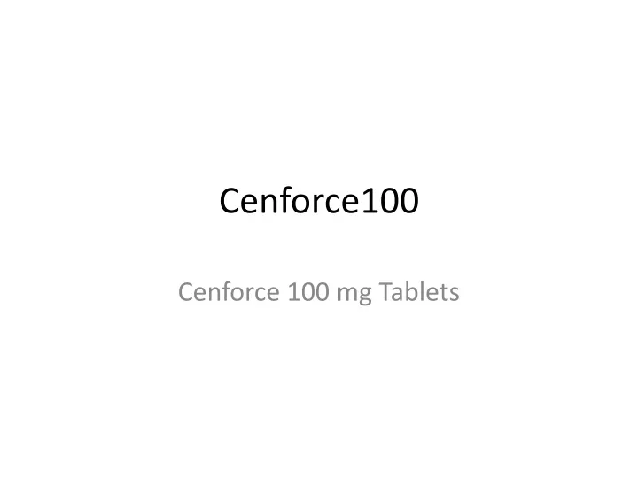 cenforce100