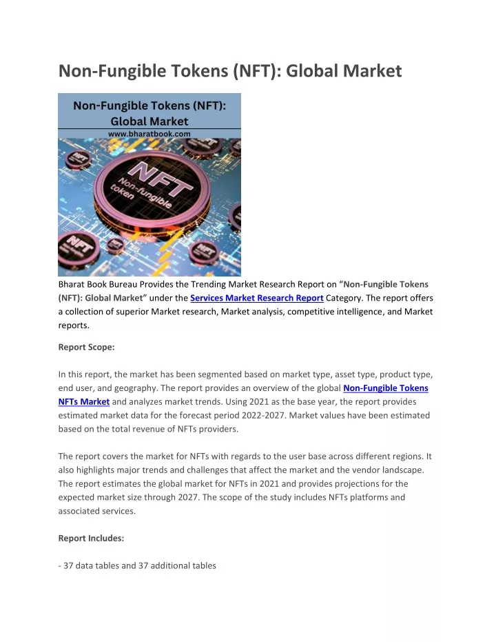 non fungible tokens nft global market