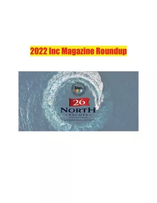2022 Inc Magazine Roundup