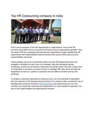 Top HR Outsourcing company in India | Salahkaar Consultants