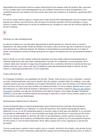 La mejor manera de organizar su nuevo hogar tras una mudanza