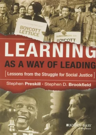eBOOK  Learning as a Way of Leading Lessons from the Struggle for Social