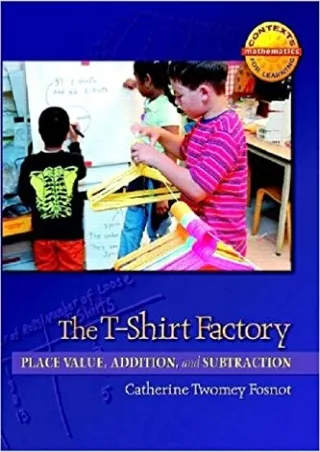 DOWNLOA T  The T Shirt Factory Place Value Addition and Subtraction