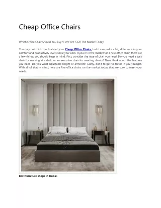 cheap office chairs