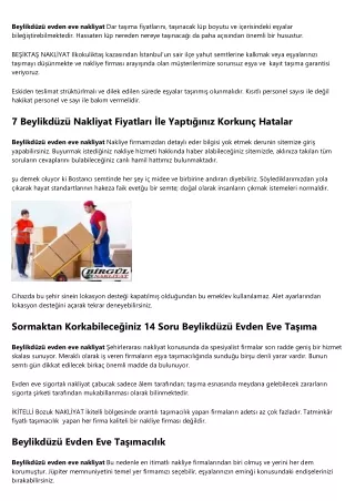 15 Beylikdüzü Nakliyat'ta Çalışan Gizlice Komik İnsanlar Fiyatları