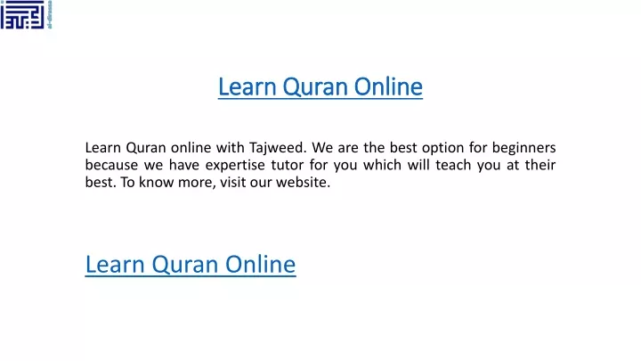 learn quran online