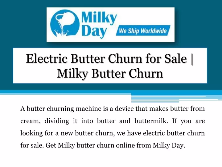 electric butter churn for sale milky butter churn