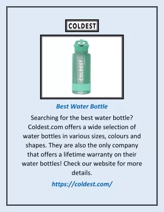best water bottle