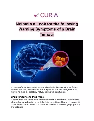maintain a look for the following warning