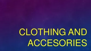 CLOTHING AND ACCESORIES (1)