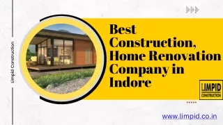 Best Construction, Home Renovation  Company in Indore