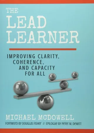 READ  The Lead Learner Improving Clarity Coherence and Capacity for All