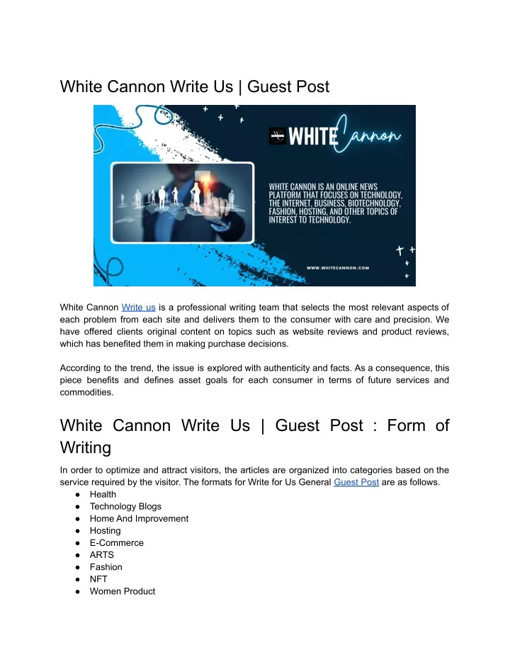 white cannon write us guest post