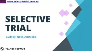 Selective | OC | HAST | NAPLAN Test Papers | Best Online Tutorin