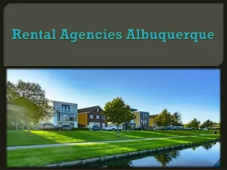 Rental Agencies Albuquerque