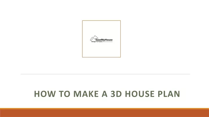 how to make a 3d house plan