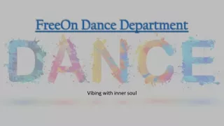freeon dance department