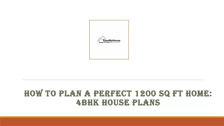 how to plan a perfect 1200 sq ft home 4bhk house plans