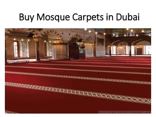 Buy Mosque Carpets in Dubai