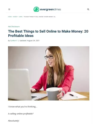 The Best Things to Sell Online to Make Money: 20 Profitable Ideas