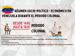 Régimen Socio-político - económico en Venezuela durante el Periodo Colonial.