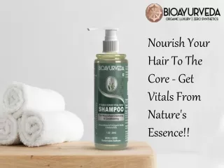 Nourish Your Hair To The Core - Get Vitals From Nature's Essence!!