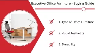 Executive Office Furniture Buying Guide - Fast Office Furniture