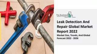 Leak Detection And Repair Market Industry Outlook, Opportunities in Market 2031