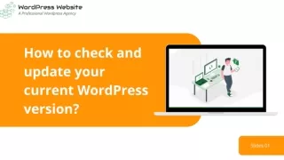 How to check and update your current WordPress version