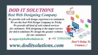 Best Web Design Company - DOD IT SOLUTIONS