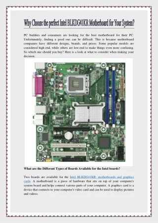 pc builders and consumers are looking