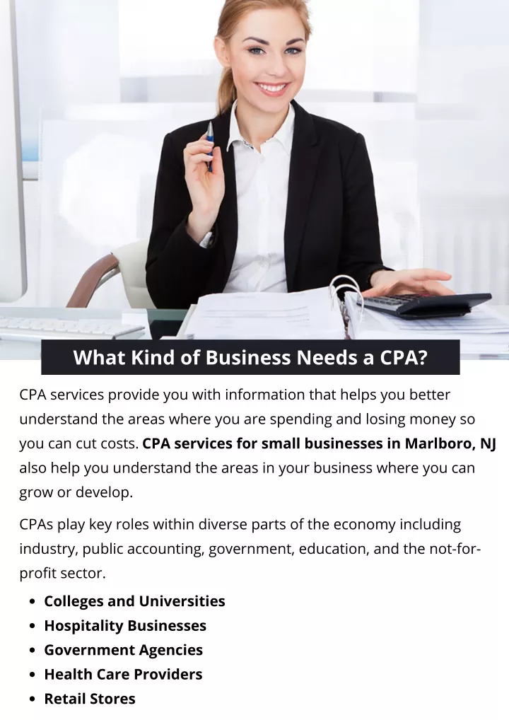 what kind of business needs a cpa