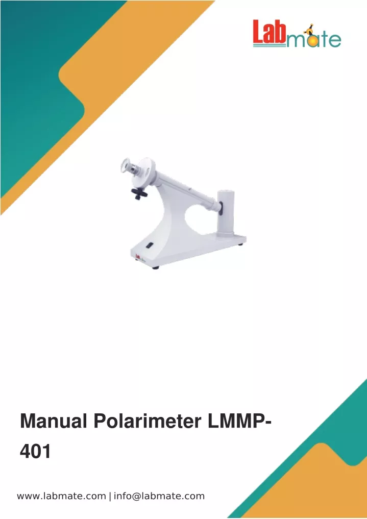 manual polarimeter lmmp 401
