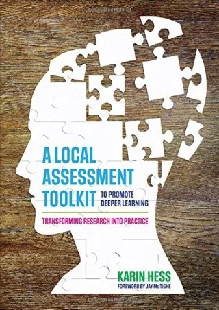 DOWNLOA T  A Local Assessment Toolkit to Promote Deeper Learning