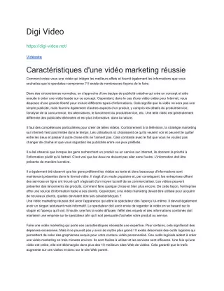digi video