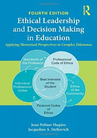 DOWNLOA T  Ethical Leadership and Decision Making in Education Applying
