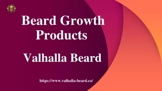 Beard Growth Products - Valhalla Beard