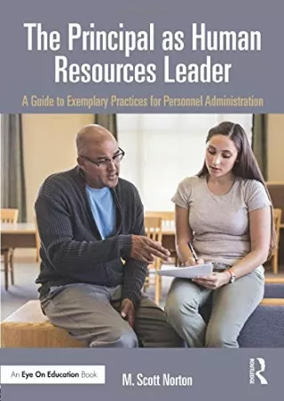ePUB  The Principal as Human Resources Leader A Guide to Exemplary