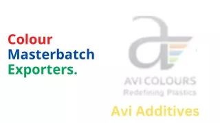 colour masterbatch exporters
