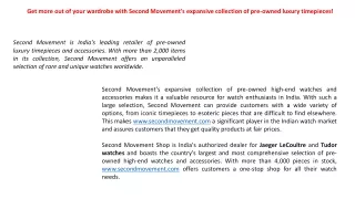 get more out of your wardrobe with second