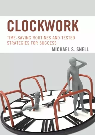 ePUB  Clockwork Time Saving Routines and Tested Strategies for Success