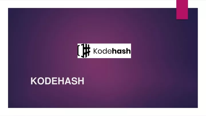 kodehash