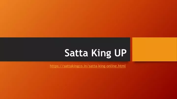 satta king up