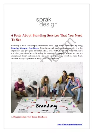 6 Facts About Branding Services That You Need To See
