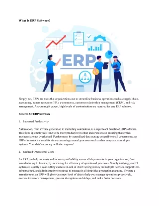 what is erp software