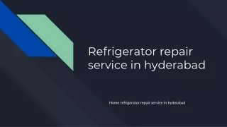 refrigerator repair service in hyderabad