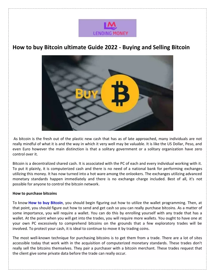 bitcoin presentation ppt 2022