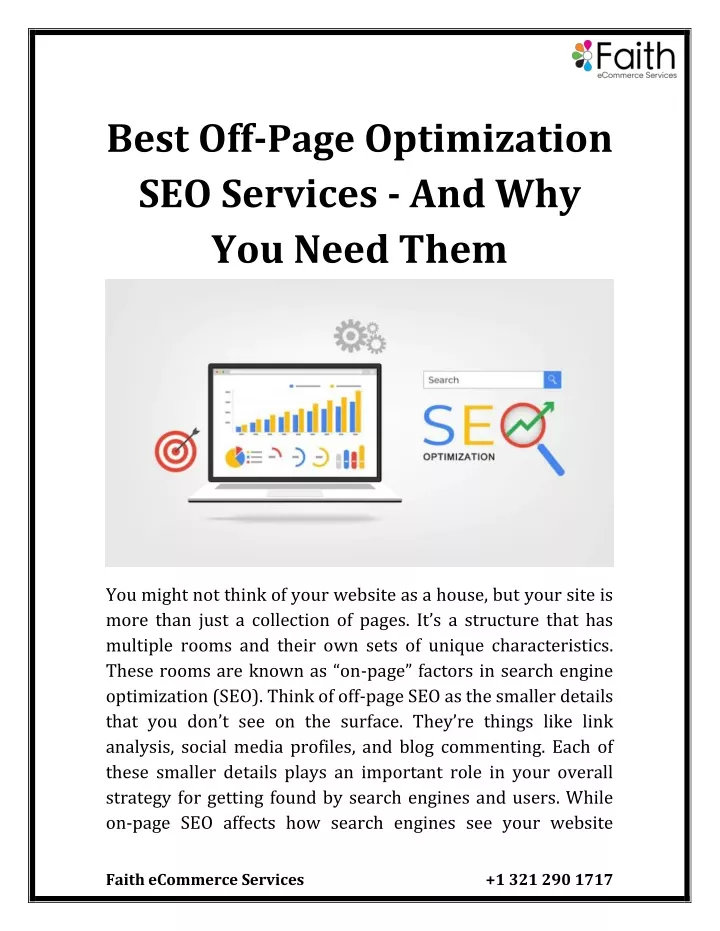 best off page optimization seo services