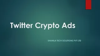 Twitter crypto ads for crypto projects