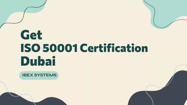 get iso 50001 certification dubai